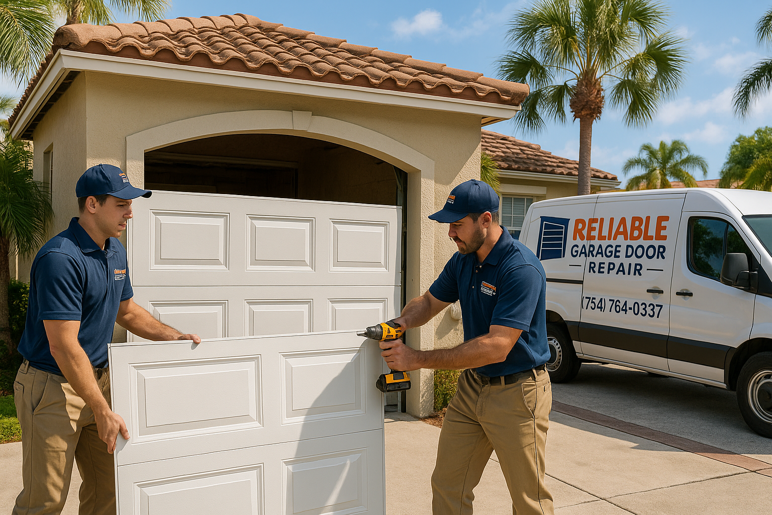 Garage Door Installation in Pembroke Park